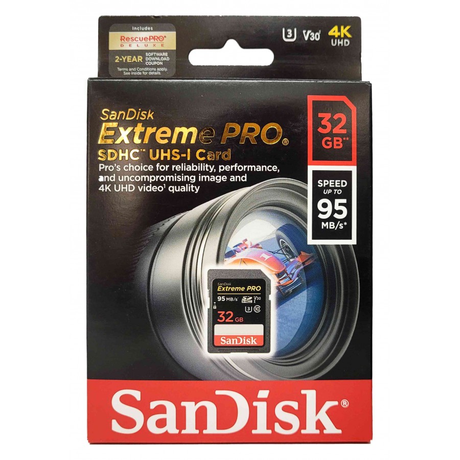 کارت حافظه SANDISK 32G SD کلاس 10 سرعت 95MB/s