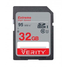 کارت حافظه VERITY 32G SD کلاس 10 سرعت 95MB/s