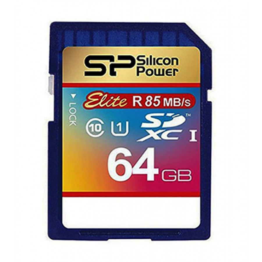 کارت حافظه SD Silicon Power 64G 85M/S