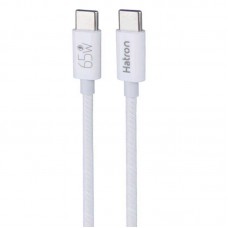 کابل شارژ دو سر TYPE-C فست شارژ 65 وات HATRON مدل HC605HB طول 1 متر