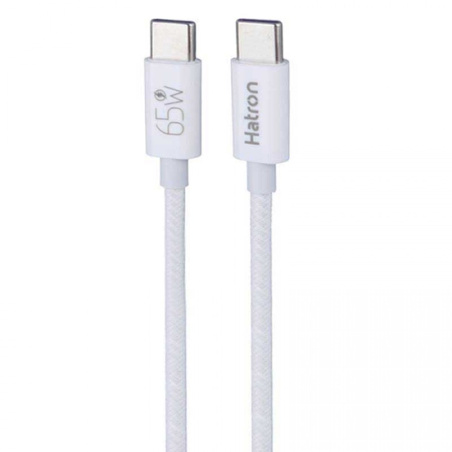 کابل شارژ دو سر TYPE-C فست شارژ 65 وات HATRON مدل HC605HB طول 1 متر