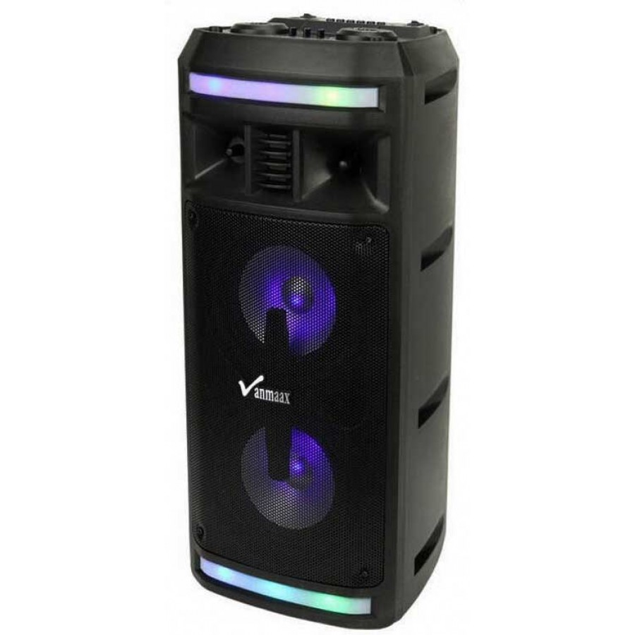 اسپیکر چمدانی شارژی VANMAX مدل MAX-150 به همراه میکروفون