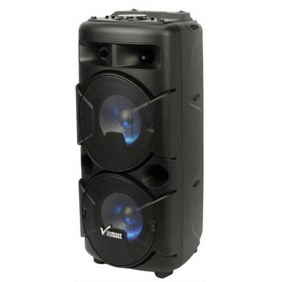 اسپیکر چمدانی شارژی VANMAX مدل MAX-250 به همراه میکروفون