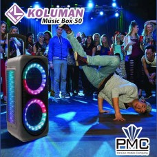 اسپیکر چمدانی شارژی KOLUMAN مدل MUSIC BOX 50 