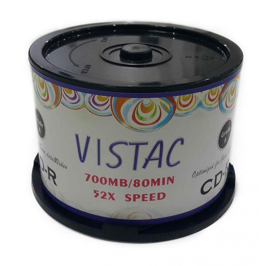 سی دی VISTAC باکس 50 تایی