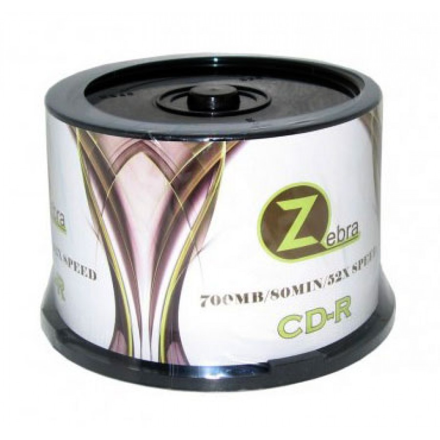 سی دی Zebra باکس 50تایی
