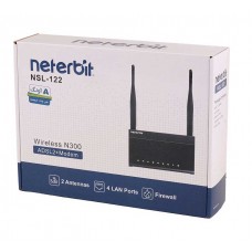 مودم روتر ADSL2 وایرلس NETERBIT N300 مدل NSL-122  مودم روتر ADSL2 وایرلس NETERBIT N300 مدل NSL-122
