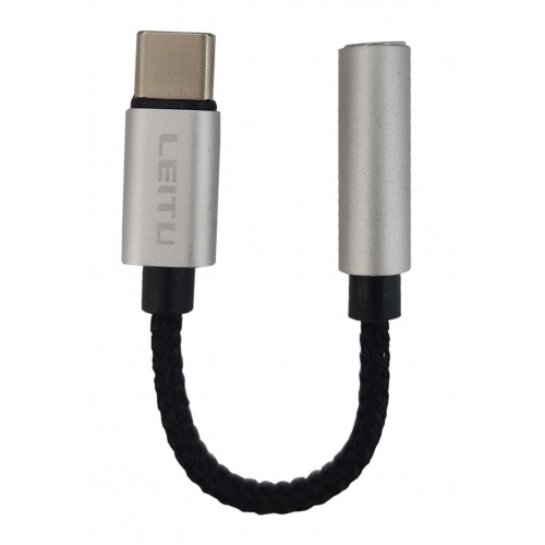 کابل تبدیل TYPE-C به صدا (AUX) LEITU مدل LA-1