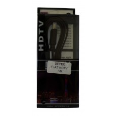 کابل HDMI فلت DETEX طول 5 متر 