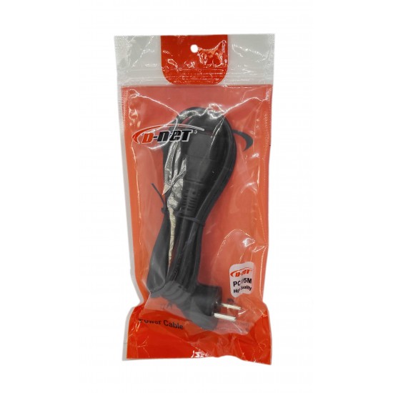 کابل برق لپ تاپ D-NET طول 1.5 متر