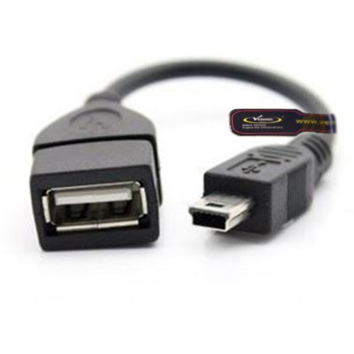 کابل ذوزنقه ای Mini USB طول 15 سانت Venous