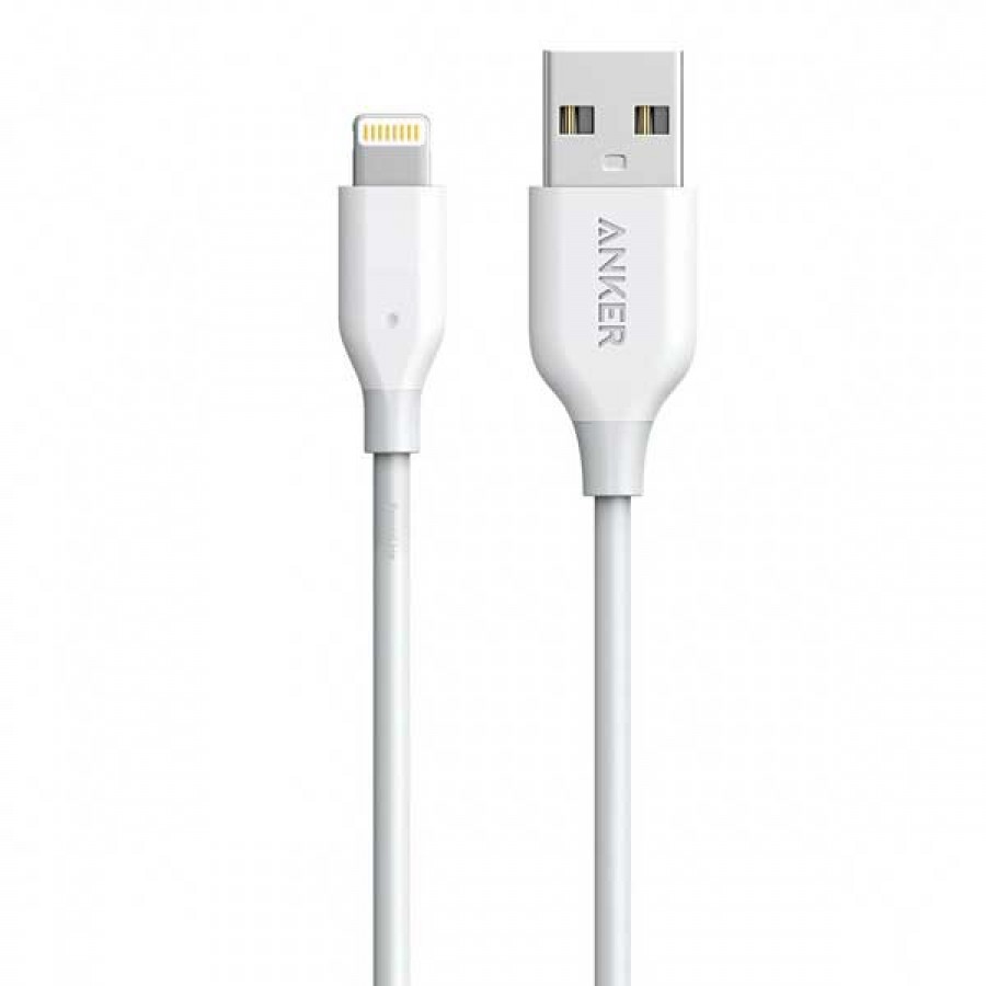 کابل شارژ آیفون ANKER مدل A8111H21 طول 1 متر کابل شارژ آیفون ANKER مدل A8111H21 طول 1 متر