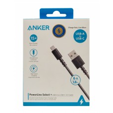 کابل شارژ ANKER TYPE-C فست شارژ مدل A8023H11 طول 1.8 متر 