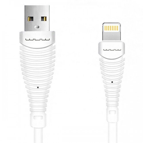 کابل شارژ آیفون WUW مدل X76 طول 90 سانتی متر