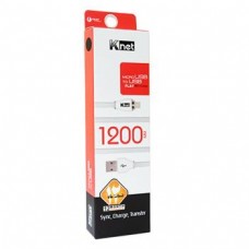کابل شارژ اندروید 1.2 متری KNET مدل Flat 