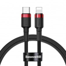 کابل تبدیل TYPE-C به LIGHTNING فست شارژ 20 وات BASEUS مدل CATLKLF-91 طول 1 متر