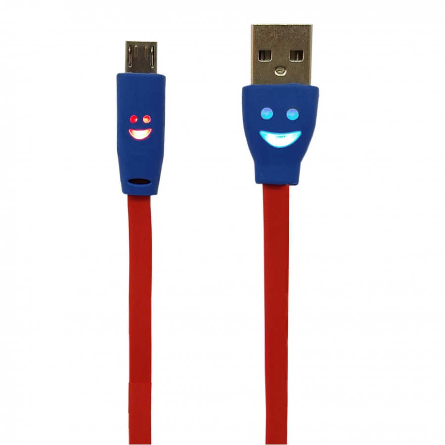 کابل شارژ اندروید LED دار طول 1متر