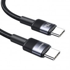 کابل شارژ دو سر TYPE-C فست شارژ 240 وات USAMS مدل SJ727 طول 1.2 متر 