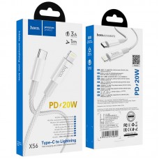 کابل تبدیل TYPE-C به LIGHTNING فست شارژ HOCO مدل X56 