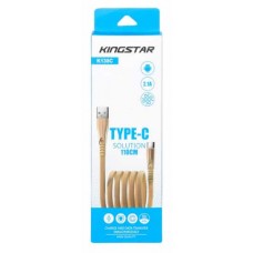 کابل شارژ KINGSTAR TYPE-C مدل K130C طول 1.1 متر 