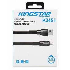کابل شارژ آیفون KINGSTAR مدل K345i طول 1 متر 