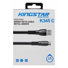 کابل شارژ KINGSTAR TYPE-C مدل K345C طول 1متر 
