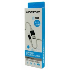 کابل شارژ KINGSTAR MICRO USB مدل K65A طول 1.1 متر 