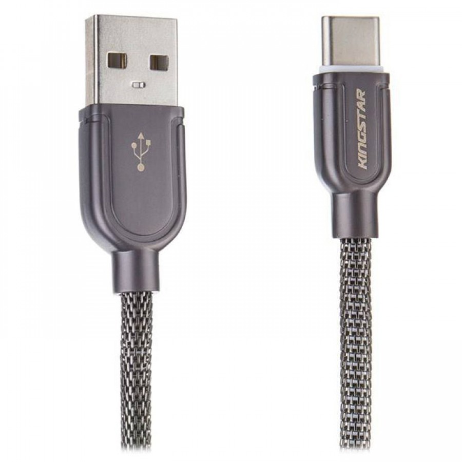 کابل شارژ TYPE-C فلت 1 متری Kingstar مدل KS62C