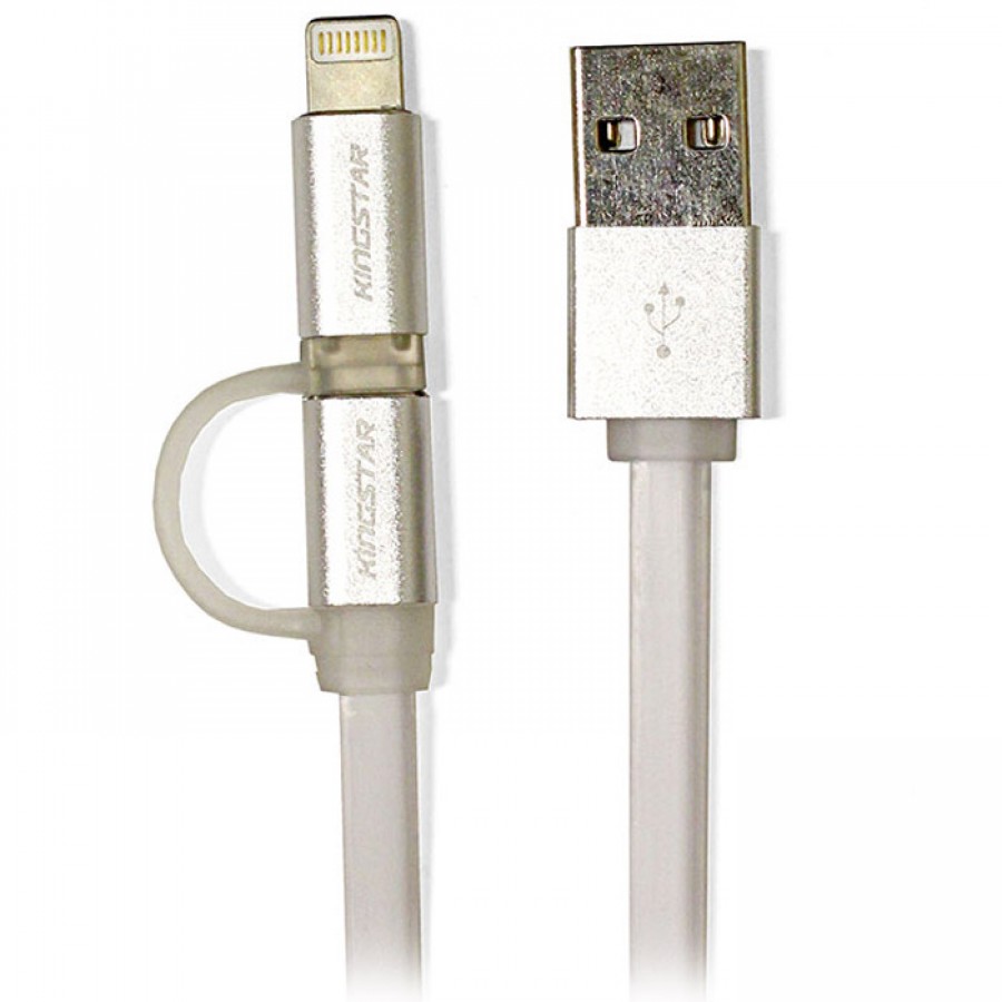 کابل شارژ دو کاره 1 متری Kingstar مدل KS48