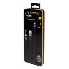 کابل شارژ SIBRATON TYPE-C مدل S665C طول 1 متر 