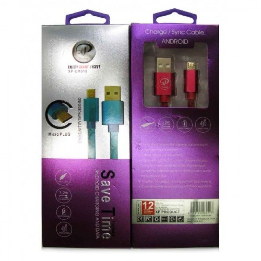 کابل شارژ اندروید 1 متری XP مدل XP-CM015
