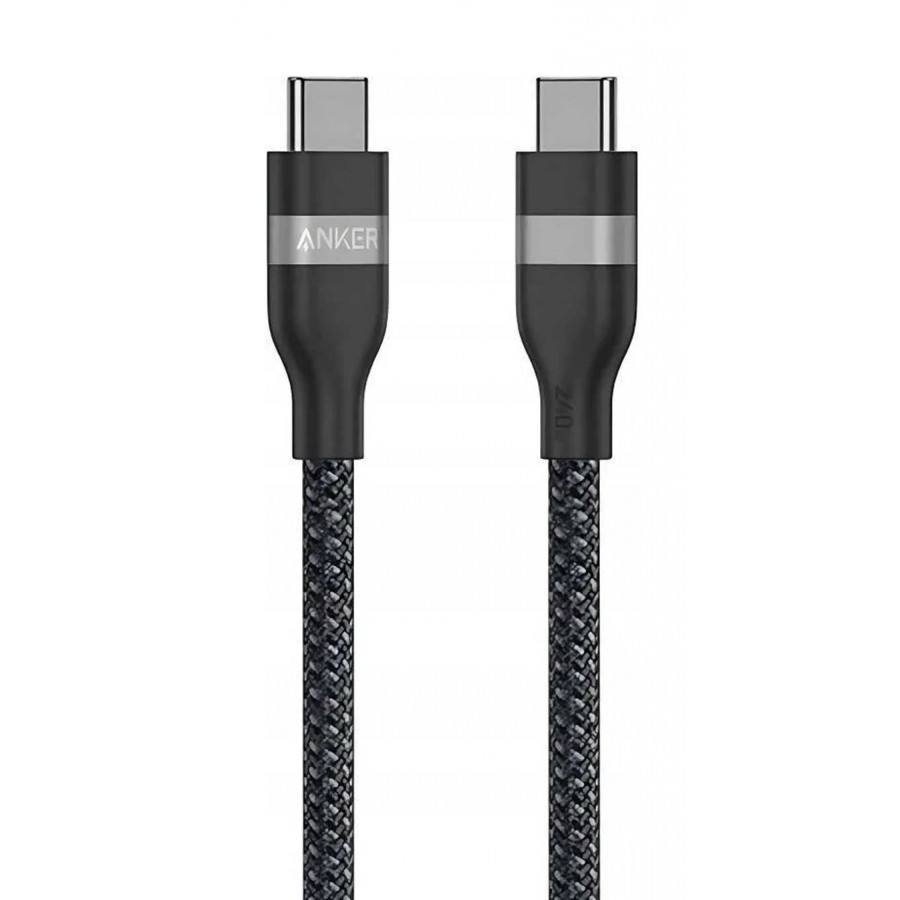 کابل شارژ دو سر ANKER TYPE-C فست شارژ 240 وات مدل A82E2 طول 90 سانتی متر با گارانتی ایستا
