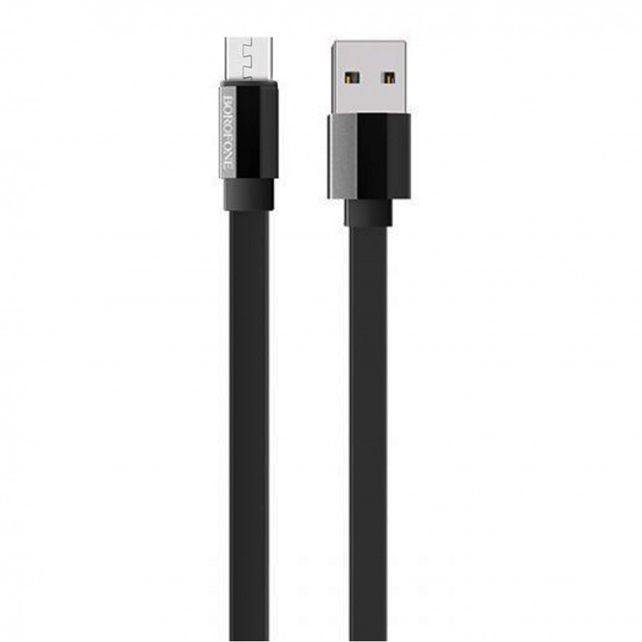 کابل شارژ BOROFONE Micro USB مدل BU8 طول 1.2 متر