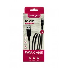 کابل شارژ TSCO TYPE-C مدل TC C58 طول 1 متر 