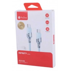 کابل شارژ دو سر ProOne TYPE-C فست شارژ 100 وات ProOne مدل PCC133 طول 1.2 متر 