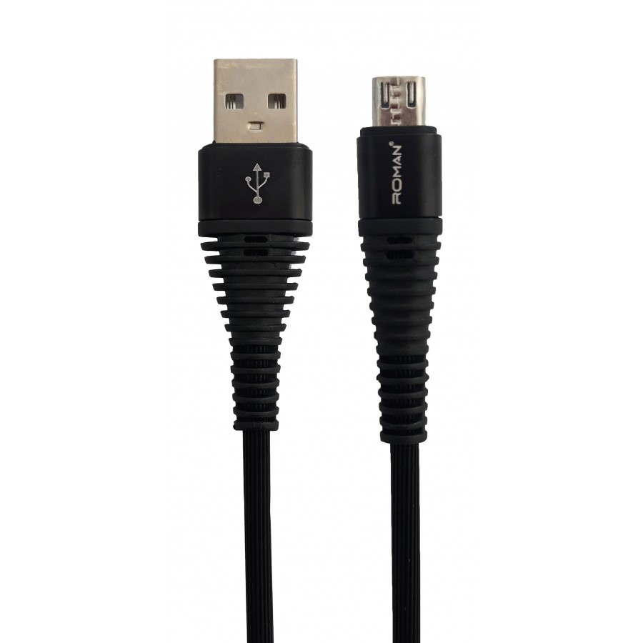 کابل شارژ اندروید 1 متری ROMAN مدل STRANGE