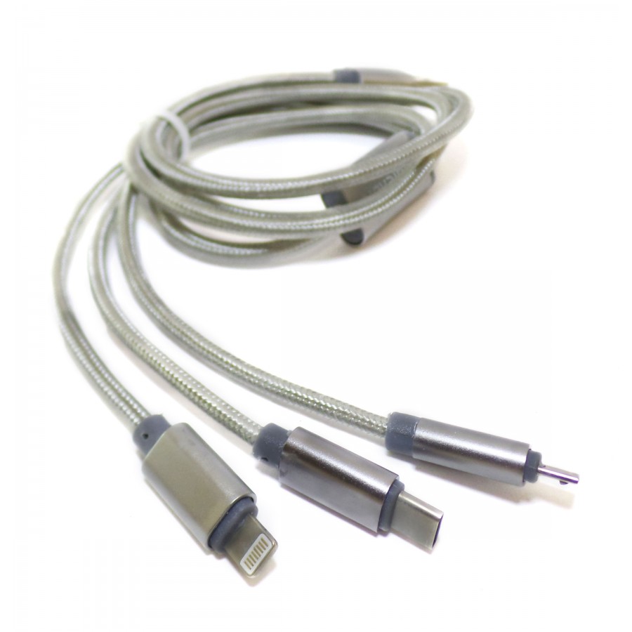 کابل شارژ 3کاره GALEXBIT مدل T3