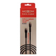 کابل تبدیل TYPE-C به LIGHTNING فست شارژ MOXOM مدل KH-82PD 