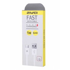کابل شارژ TYPE-C فست شارژ AWEI طول 1 متر 