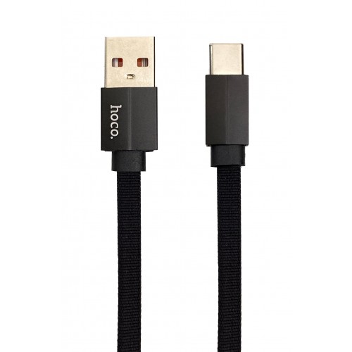 کابل شارژ فلت HOCO TYPE-C طول 1متر