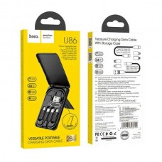 کابل شارژ چندکاره HOCO مدل U86 طول 0.25 متر 