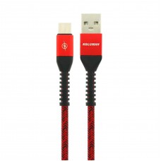 کابل شارژ KOLUMAN TYPE-C مدل KD-42 طول 1.2 متر