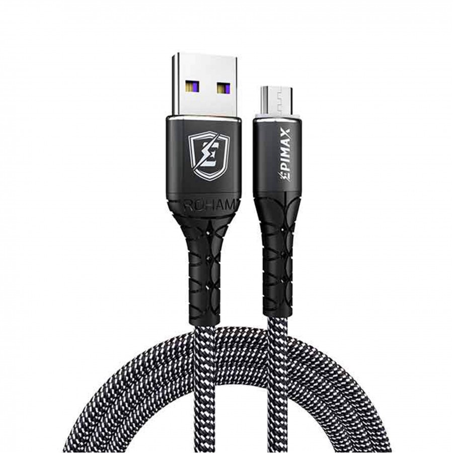 کابل شارژ اندروید EPIMAX فست شارژ مدل EC-07 طول 1.2 متر