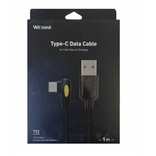 کابل شارژ WESDAR TYPE-C مدل T52 طول 1 متر 