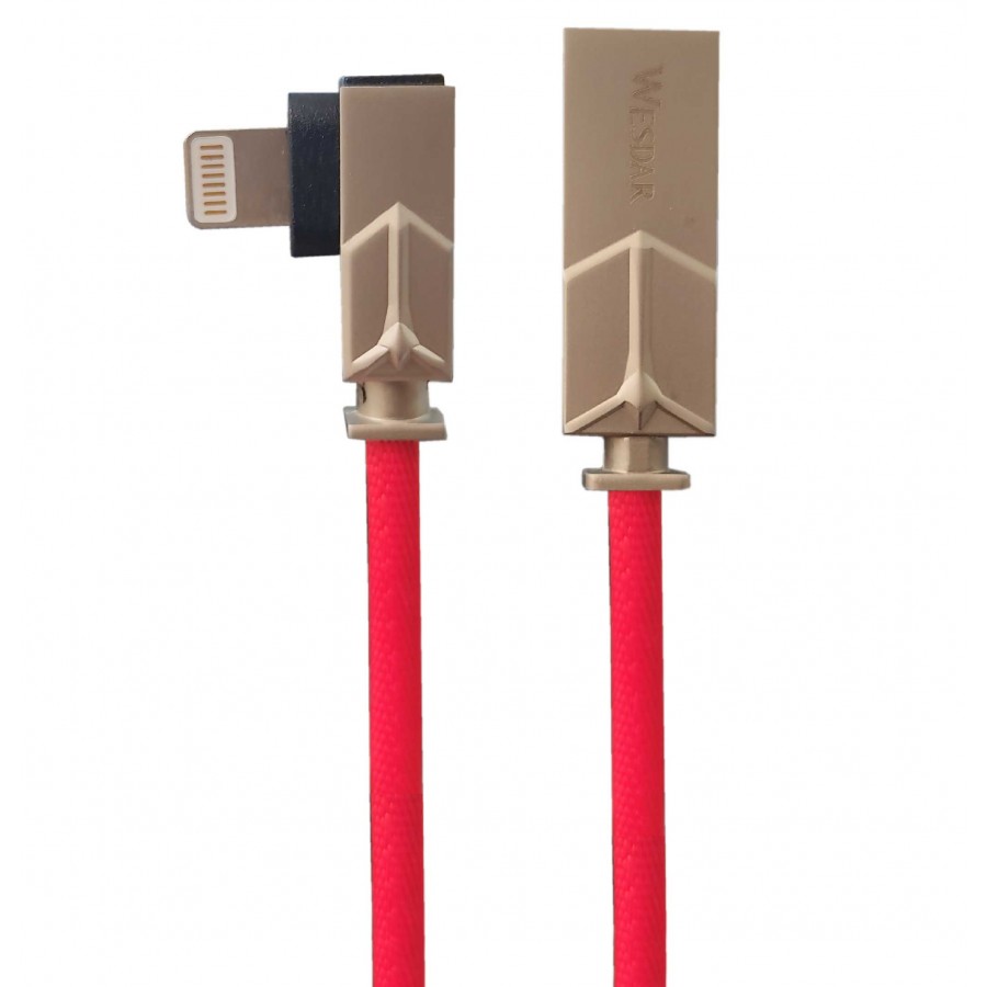 کابل شارژ آیفون WESDAR مدل T53 طول 1 متر