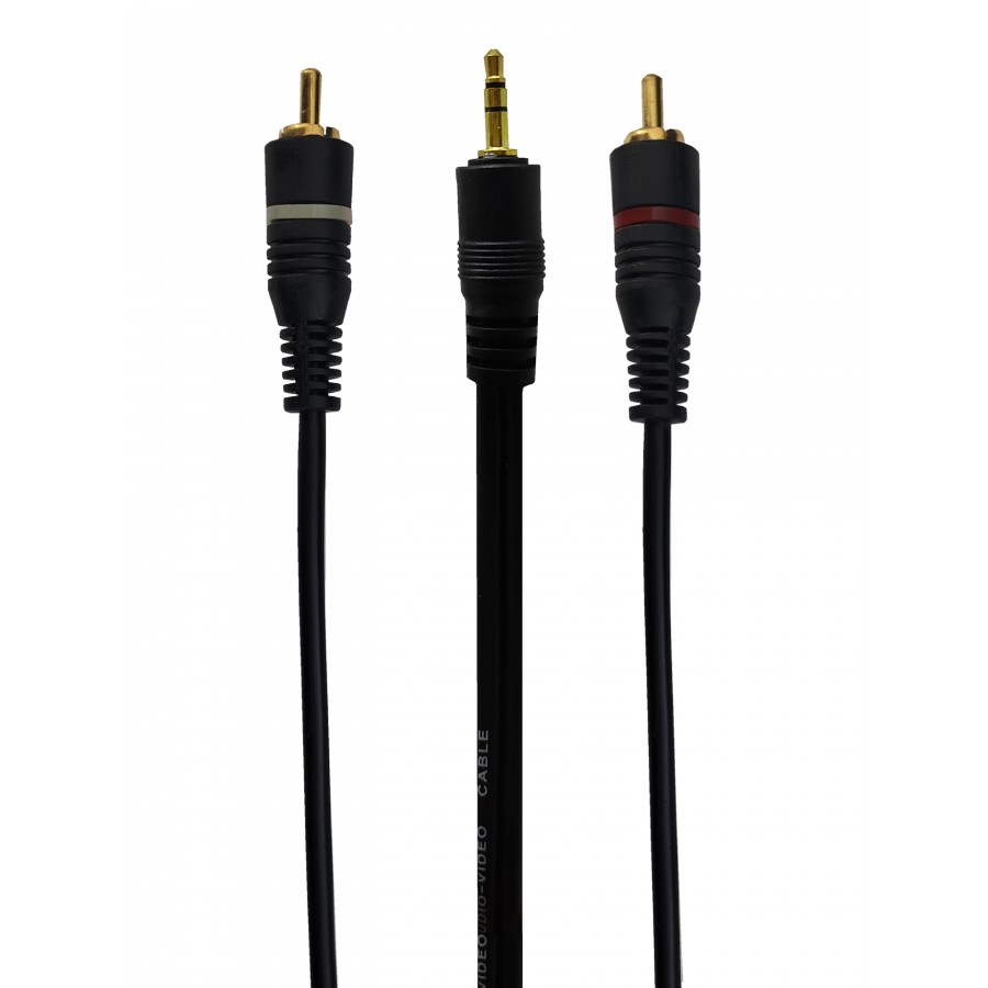 کابل 1 به 2 صدا LEODEO طول 1.8 متر