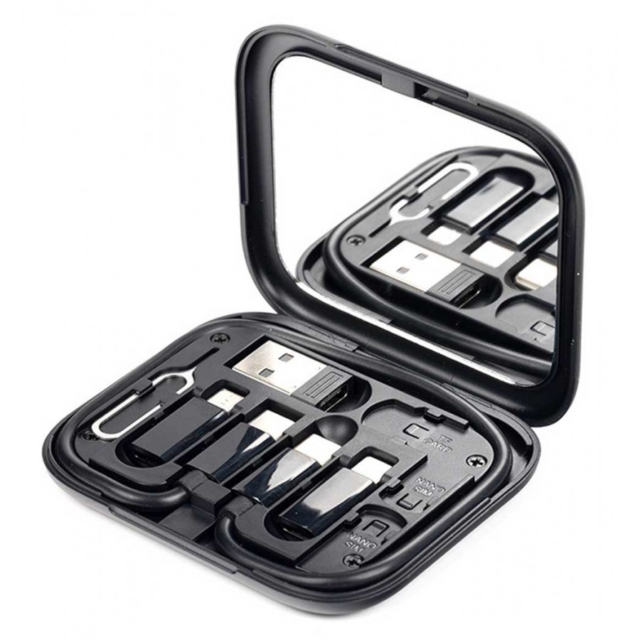 کیت کابل و مبدل چند منظوره HISKA فست شارژ 60 وات مدل HR-01