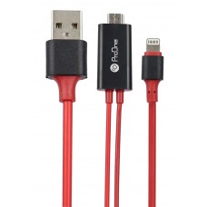کابل تبدیل Lightning به ProOne HDMI مدل PCH75 طول 1.8 متر