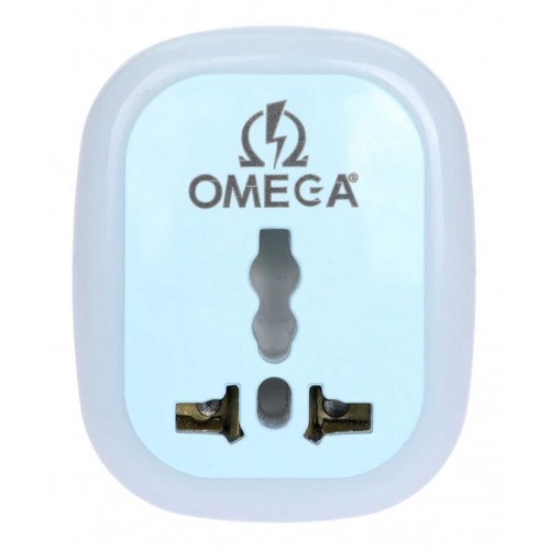تبدیل 3 به 2 برق OMEGA مدل M101 دارای LED