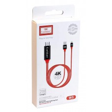 کابل تبدیل Lightning به Earldom HDMI مدل W5 طول 2 متر 